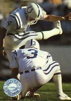 #145 Dean Biasucci - Indianapolis Colts - 1991 Pro Set Platinum Football