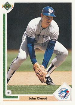 #145 John Olerud - Toronto Blue Jays - 1991 Upper Deck Baseball