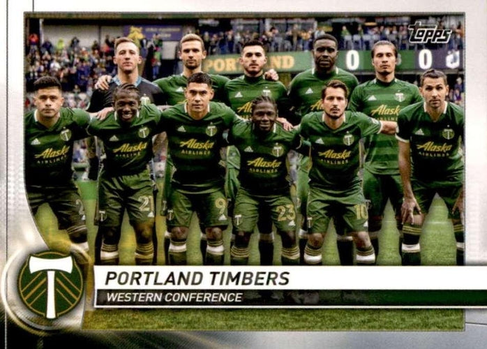#145 Portland Timbers - Portland Timbers - 2020 Topps MLS Soccer