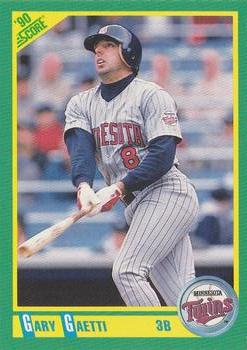 #145 Gary Gaetti - Minnesota Twins - 1990 Score Baseball