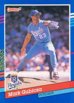 #145 Mark Gubicza - Kansas City Royals - 1991 Donruss Baseball