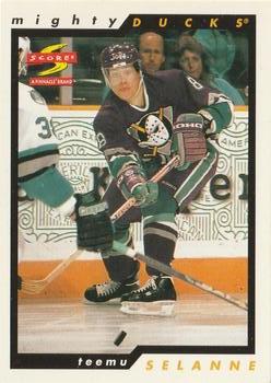 #145 Teemu Selanne - Anaheim Mighty Ducks - 1996-97 Score Hockey