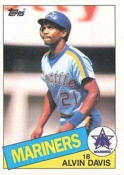 #145 Alvin Davis - Seattle Mariners - 1985 Topps Baseball