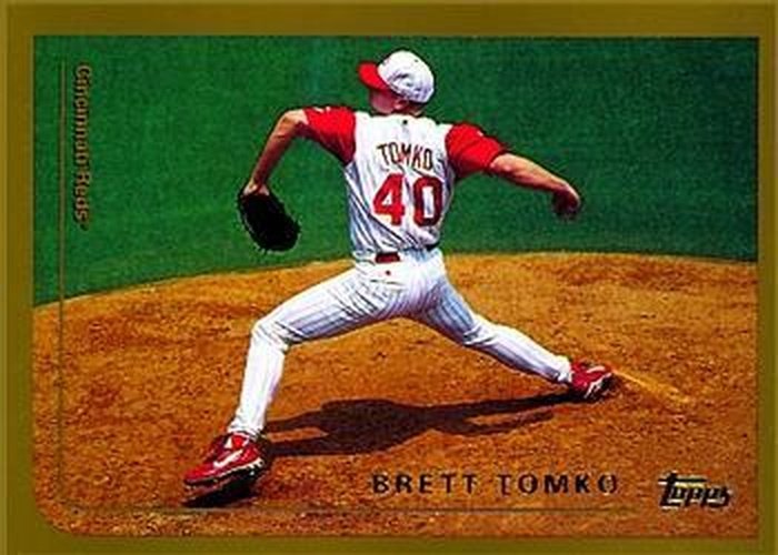#145 Brett Tomko - Cincinnati Reds - 1999 Topps Baseball