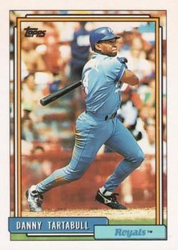 #145 Danny Tartabull - Kansas City Royals - 1992 Topps Baseball