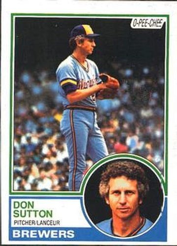 #145 Don Sutton - Milwaukee Brewers - 1983 O-Pee-Chee Baseball