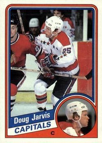 #145 Doug Jarvis - Washington Capitals - 1984-85 Topps Hockey