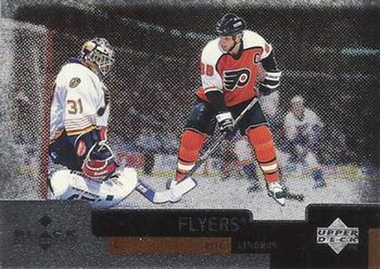 #145 Eric Lindros - Philadelphia Flyers - 1997-98 Upper Deck Black Diamond Hockey