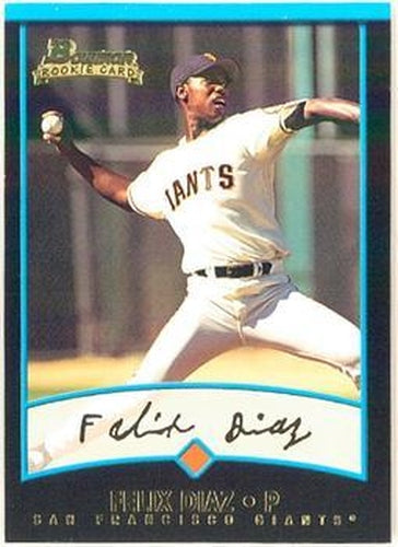#145 Felix Diaz - San Francisco Giants - 2001 Bowman Baseball