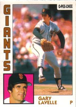 #145 Gary Lavelle - San Francisco Giants - 1984 O-Pee-Chee Baseball