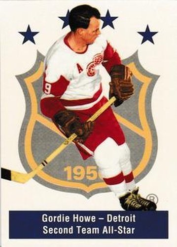 #145 Gordie Howe - Detroit Red Wings - 1994 Parkhurst Missing Link 1956-57 Hockey