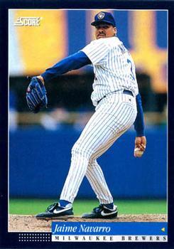#145 Jaime Navarro - Milwaukee Brewers -1994 Score Baseball