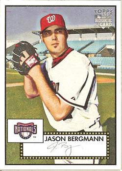 #145 Jason Bergmann - Washington Nationals - 2006 Topps 1952 Edition Baseball