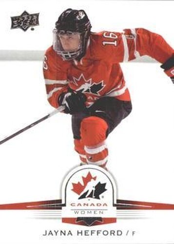 #145 Jayna Hefford - Canada - 2014-15 Upper Deck Team Canada Juniors Hockey