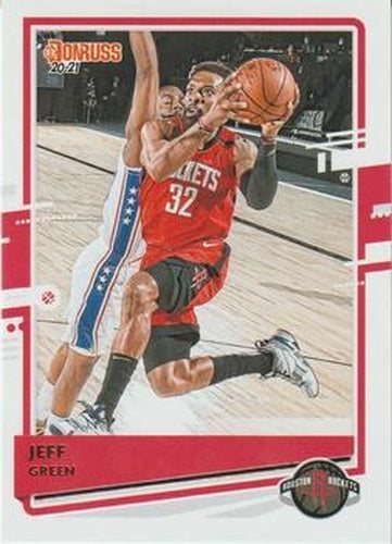 #145 Jeff Green - Houston Rockets - 2020-21 Donruss Basketball