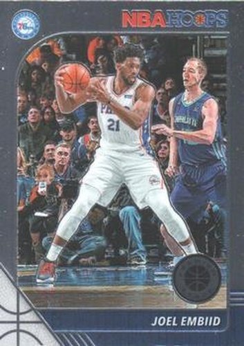 #145 Joel Embiid - Philadelphia 76ers - 2019-20 Hoops Premium Stock Basketball