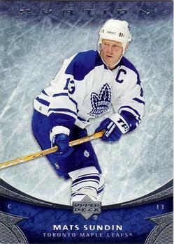 #145 Mats Sundin - Toronto Maple Leafs - 2006-07 Upper Deck Ovation Hockey
