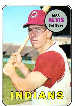#145 Max Alvis - Cleveland Indians - 1969 Topps Baseball
