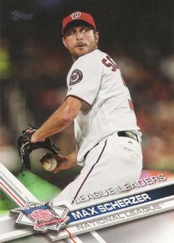 #145 Max Scherzer - Washington Nationals - 2017 Topps Baseball