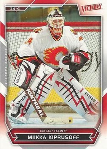 #145 Miikka Kiprusoff - Calgary Flames - 2007-08 Upper Deck Victory Hockey