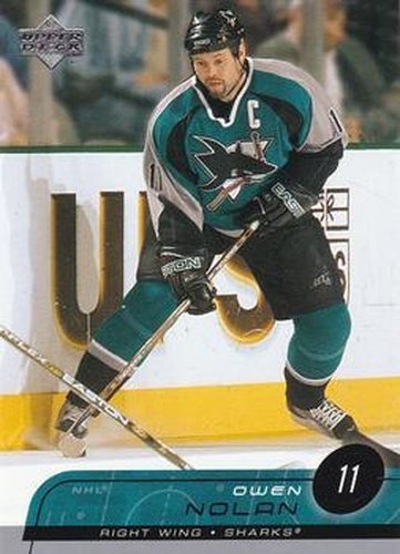 #145 Owen Nolan - San Jose Sharks - 2002-03 Upper Deck Hockey