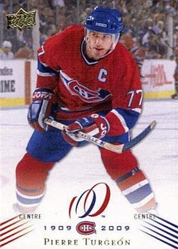 #145 Pierre Turgeon - Montreal Canadiens - 2008-09 Upper Deck Montreal Canadiens Centennial Hockey