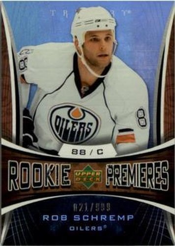 #145 Rob Schremp - Edmonton Oilers - 2007-08 Upper Deck Trilogy Hockey