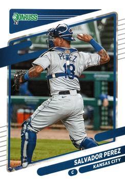 #145 Salvador Perez - Kansas City Royals - 2021 Donruss Baseball