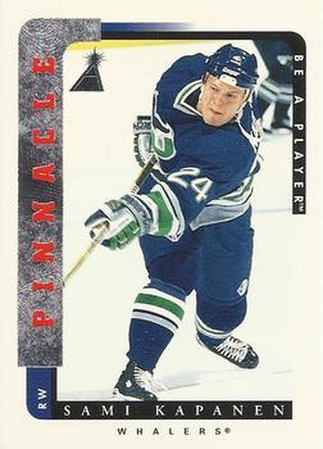 #145 Sami Kapanen - Hartford Whalers - 1996-97 Pinnacle Be a Player Hockey