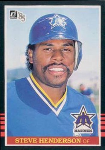 #145 Steve Henderson - Seattle Mariners - 1985 Donruss Baseball