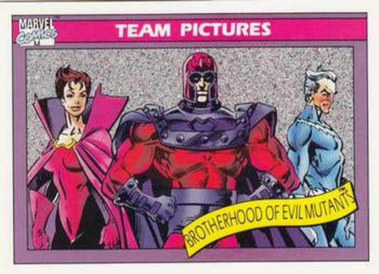 #145 Brotherhood of Evil Mutants - 1990 Impel Marvel Universe