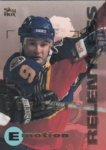 #145 Shayne Corson - St. Louis Blues - 1995-96 SkyBox E-Motion Hockey