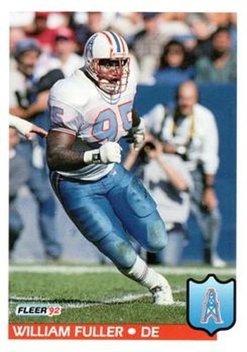 #145 William Fuller - Houston Oilers - 1992 Fleer Football