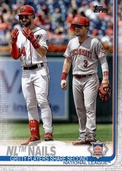 #145 NL Nails - Cincinnati Reds / Washington Nationals - 2019 Topps Baseball