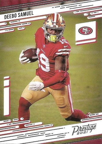 #145 Deebo Samuel - San Francisco 49ers - 2021 Panini Prestige Football