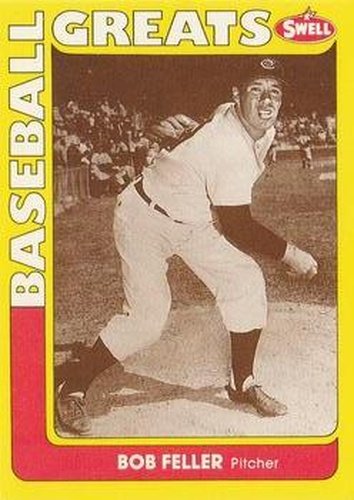 #145 Bob Feller - Cleveland Indians - 1991 Swell Baseball Greats