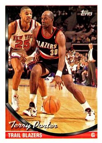 #145 Terry Porter - Portland Trail Blazers - 1993-94 Topps Basketball