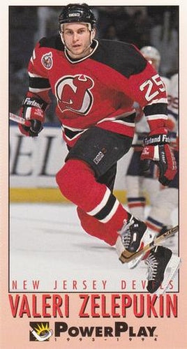 #145 Valeri Zelepukin - New Jersey Devils - 1993-94 Fleer PowerPlay Hockey
