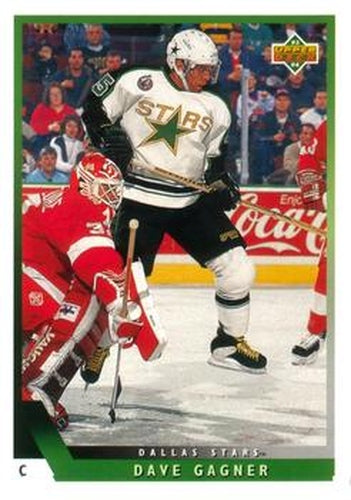 #145 Dave Gagner - Dallas Stars - 1993-94 Upper Deck Hockey