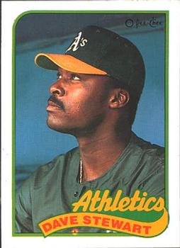 #145 Dave Stewart - Oakland Athletics - 1989 O-Pee-Chee Baseball