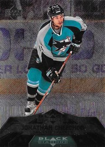 #145 Jonathan Cheechoo - San Jose Sharks - 2007-08 Upper Deck Black Diamond Hockey