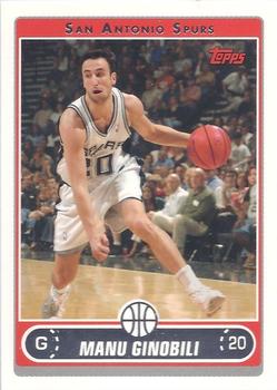 #145 Manu Ginobili - San Antonio Spurs - 2006-07 Topps Basketball