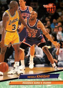 #145 Negele Knight - Phoenix Suns - 1992-93 Ultra Basketball