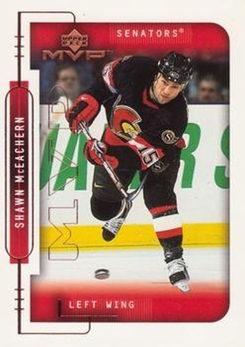 #145 Shawn McEachern - Ottawa Senators - 1999-00 Upper Deck MVP Hockey