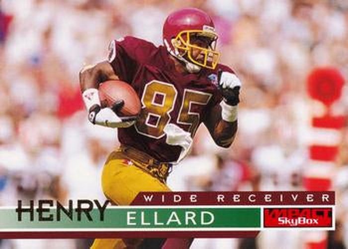 #145 Henry Ellard - Washington Redskins - 1995 SkyBox Impact Football