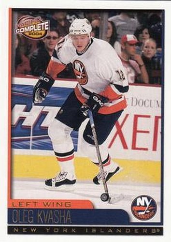 #145 Oleg Kvasha - New York Islanders - 2003-04 Pacific Complete Hockey