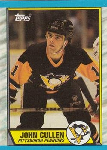 #145 John Cullen - Pittsburgh Penguins - 1989-90 Topps Hockey