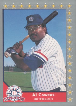 #145 Al Cowens - Bradenton Explorers - 1990 Pacific Senior League Baseball