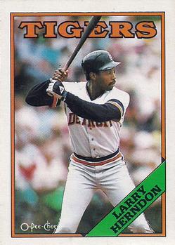 #146 Larry Herndon - Detroit Tigers - 1988 O-Pee-Chee Baseball