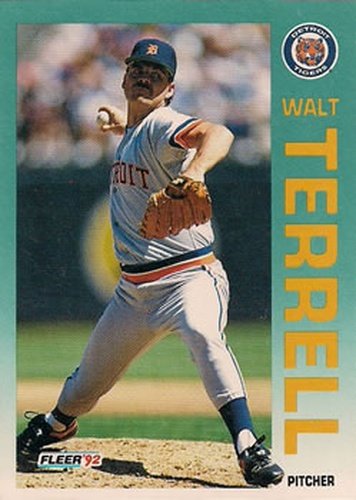 #146 Walt Terrell - Detroit Tigers - 1992 Fleer Baseball